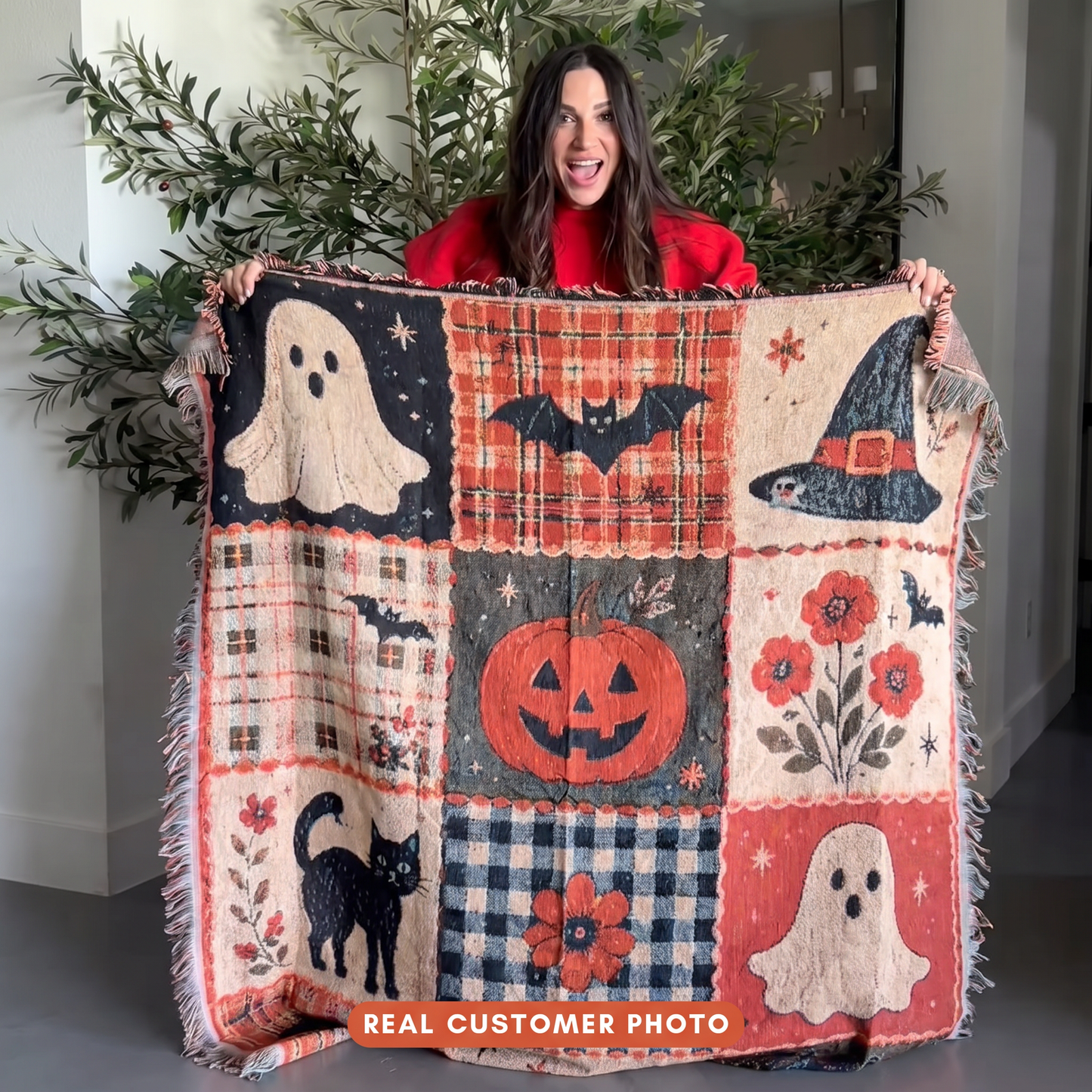 Spooky Patchwork Blanket