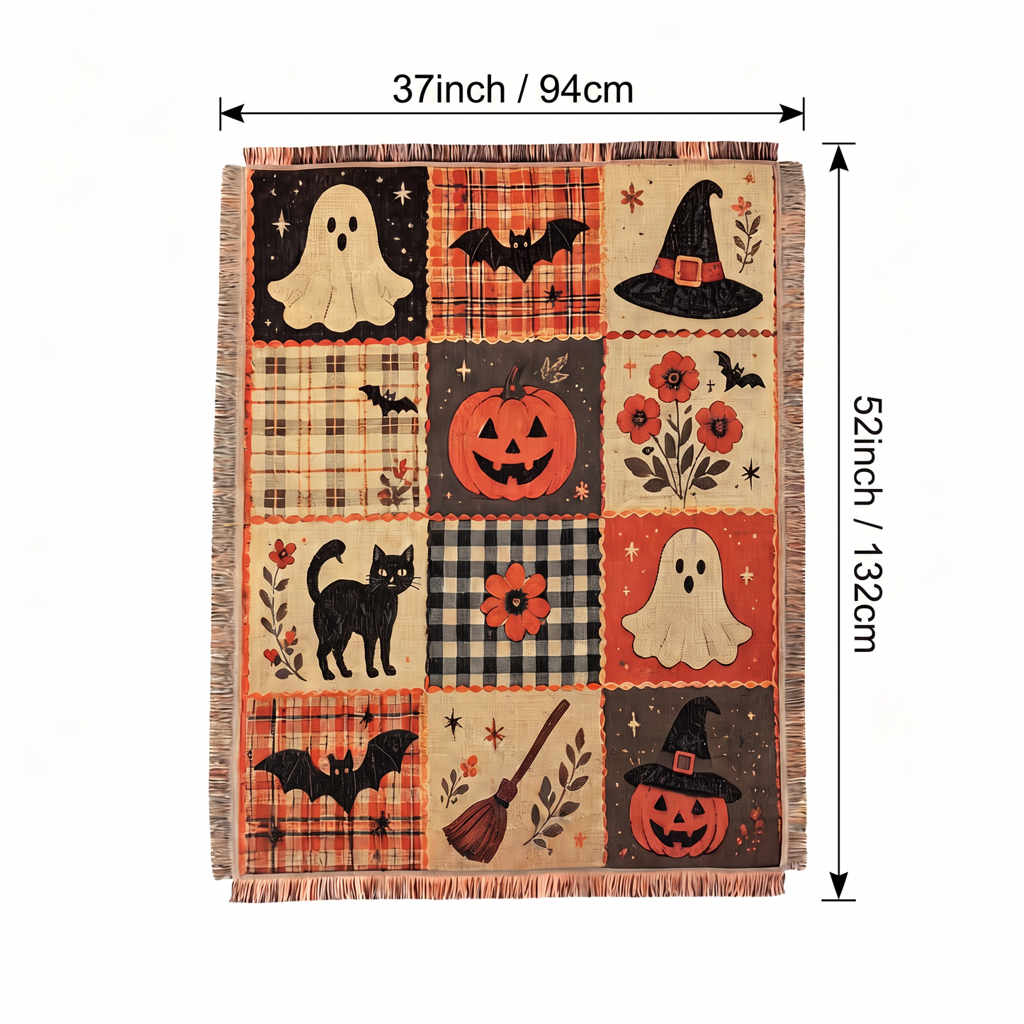 Spooky Patchwork Blanket