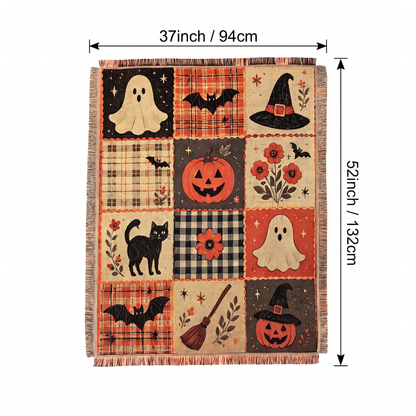 Spooky Patchwork Blanket